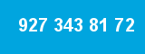 927 343 81 72 927 343 81 72